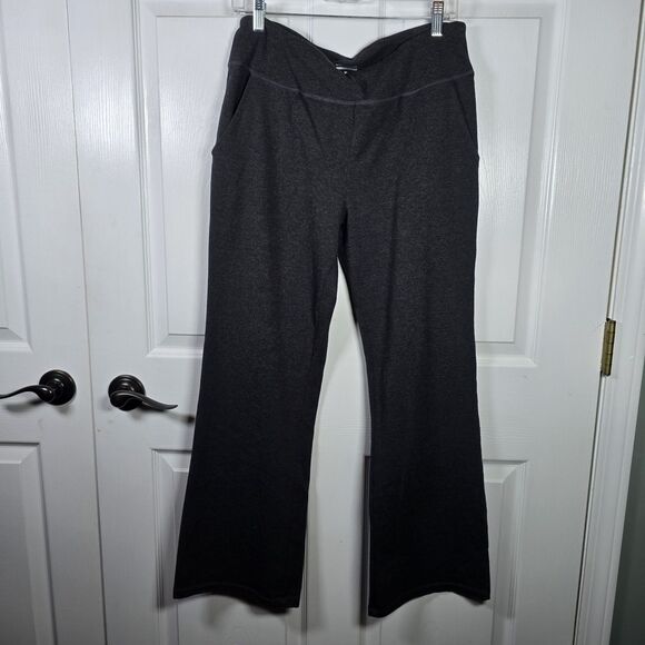 Unbranded Pants - Dark Gray Yoga Bootcut Pant Business Corporate Comfy XL Faux Dress Pants